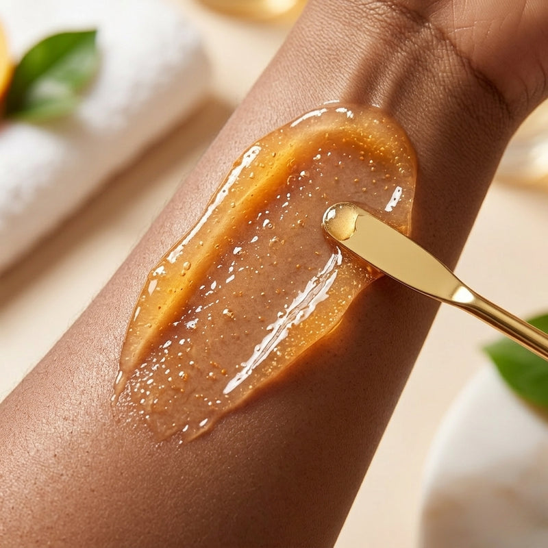 1 Glow-Flash™ - Gel exfoliant à l’orange + 1 Gant Exfoliant Gratuit